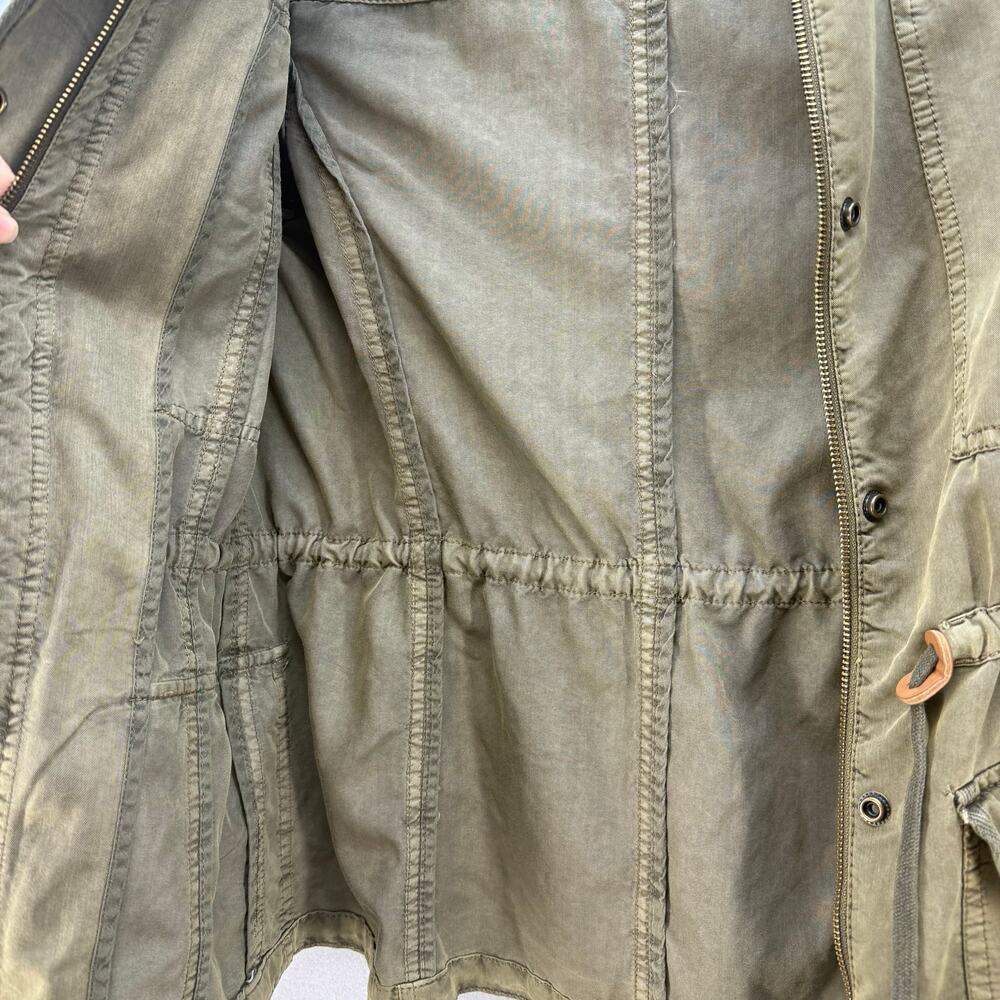 Hinge Jacket Women's S Olive Military Style Utility Jacket Cargo Preppy Normcore - Picture 5 of 10